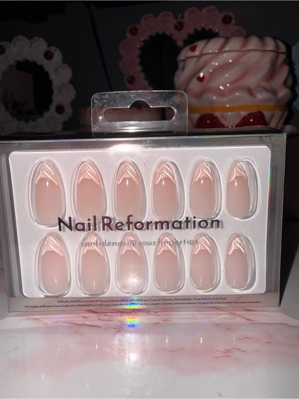 Nail Reformation Pink French Press-On Nails